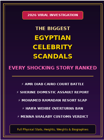 The Biggest Egyptian Celebrity Scandals of 2026: Every Shocking Story Ranked: Real Names