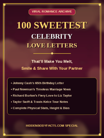 100 Sweet Celebrity Love Letters That’ll Make You Melt, Smile, and Share With Your Partner: Real Names
